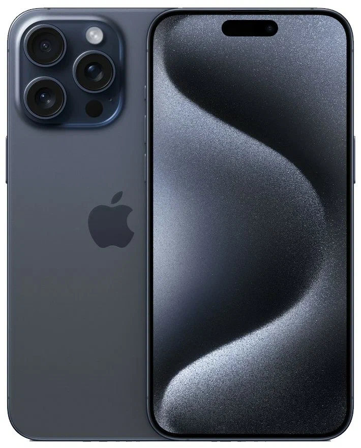 Apple iPhone 15 Pro, 128 ГБ, синий титан, eSIM
